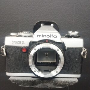 Minolta XG1 Black and Silver Film Camera - UNTESTED